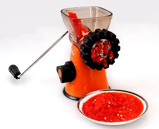 kitchen helper hand operated vegetable chopper meat grinder