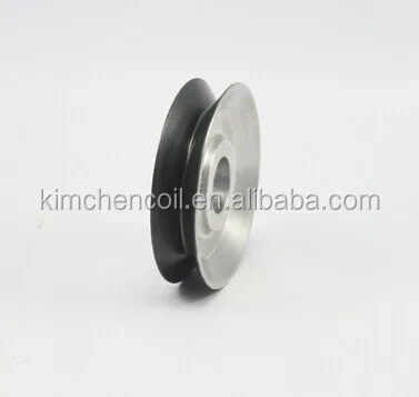 High Rotation Speed Aluminum Pulley Wear Resistance Ceramic Coated Pulley