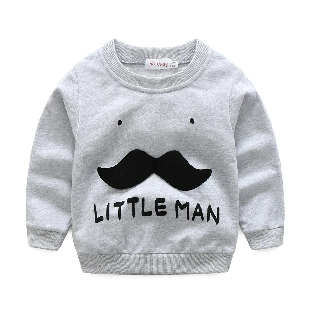 
2018 New fashion infant clothes baby boy clothes sets long sleeve mustache sweatshirt + pants 2pcs newborn baby clothing set 