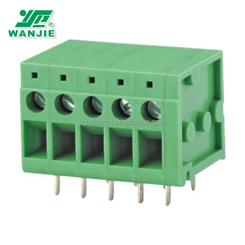 screw terminal block connector pluggable pitch 3.5mm 3.81mm 5.0mm 5.08mm