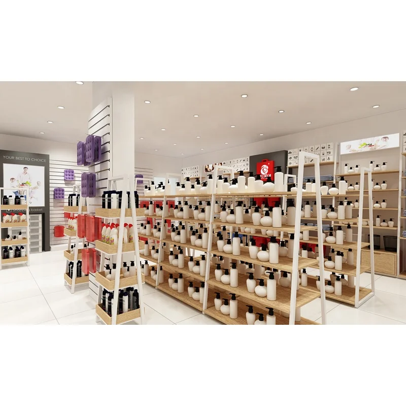 LUX Customized New Miniso Shop Interior Design Grocery Display Furniture