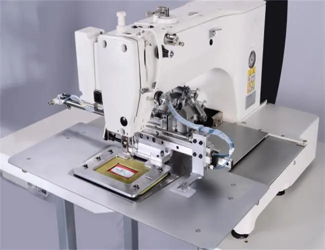 1310-CH Attaching label pattern sewing machine with sliding foot