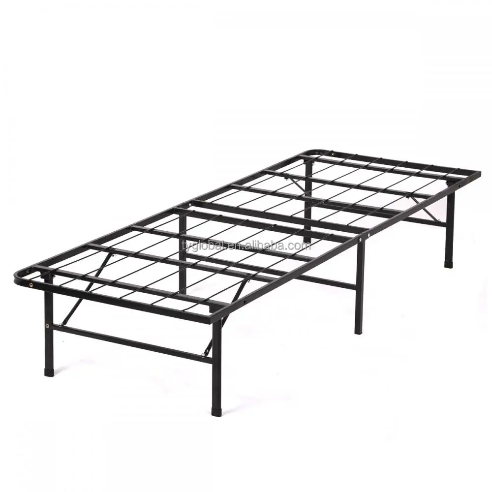 
All Size High Quality Wholesale Bi-Fold Platform Bed Foldable Metal Bed Frame 