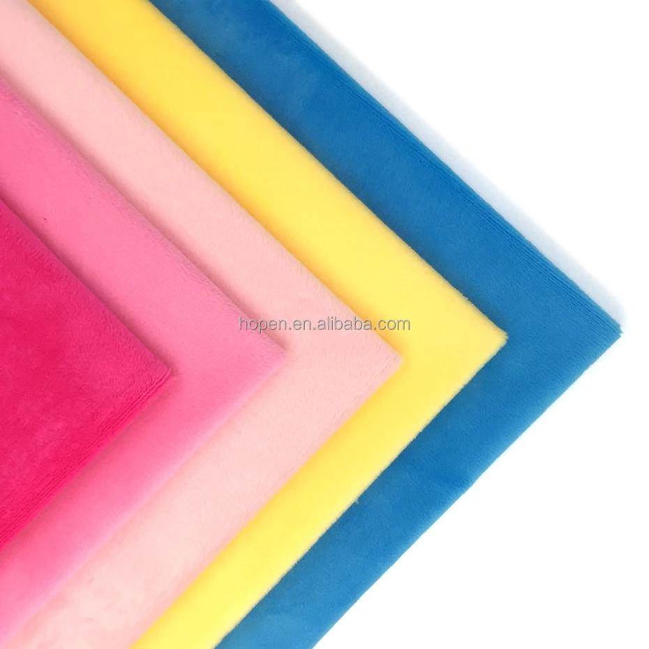 Harmless&reach Test Passed Soft Plush Fabric For Making Plush Toys Home Textile sofa fabric