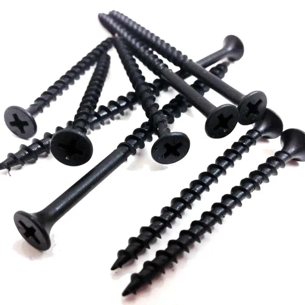 self drilling drywall screw black phosphate galvanized 3.5 x 25 6# x 1