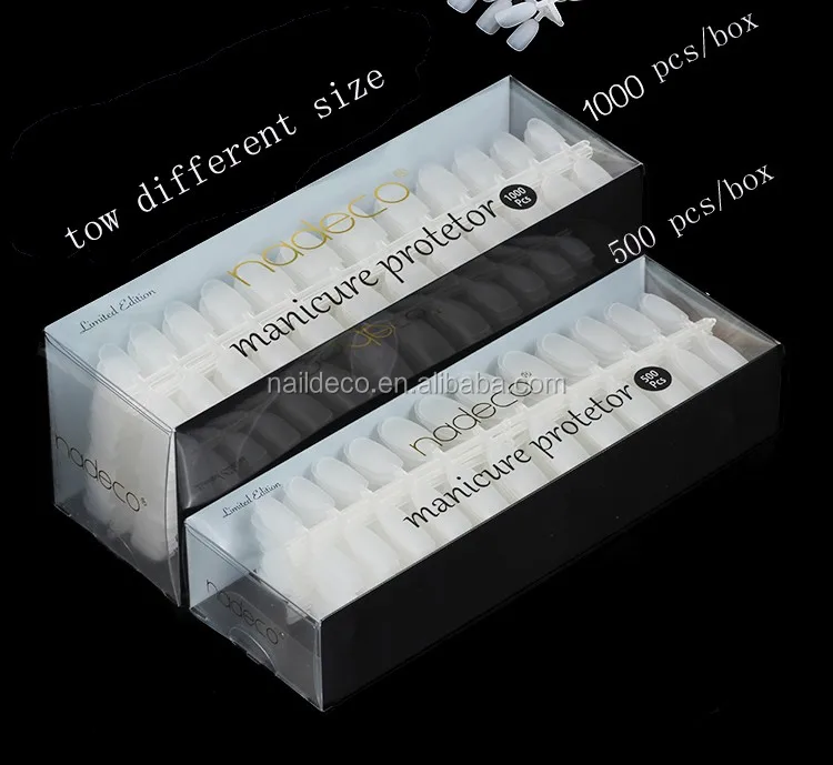 High Quality Abs Material Artificial Wholesale False Plain Nail Tips