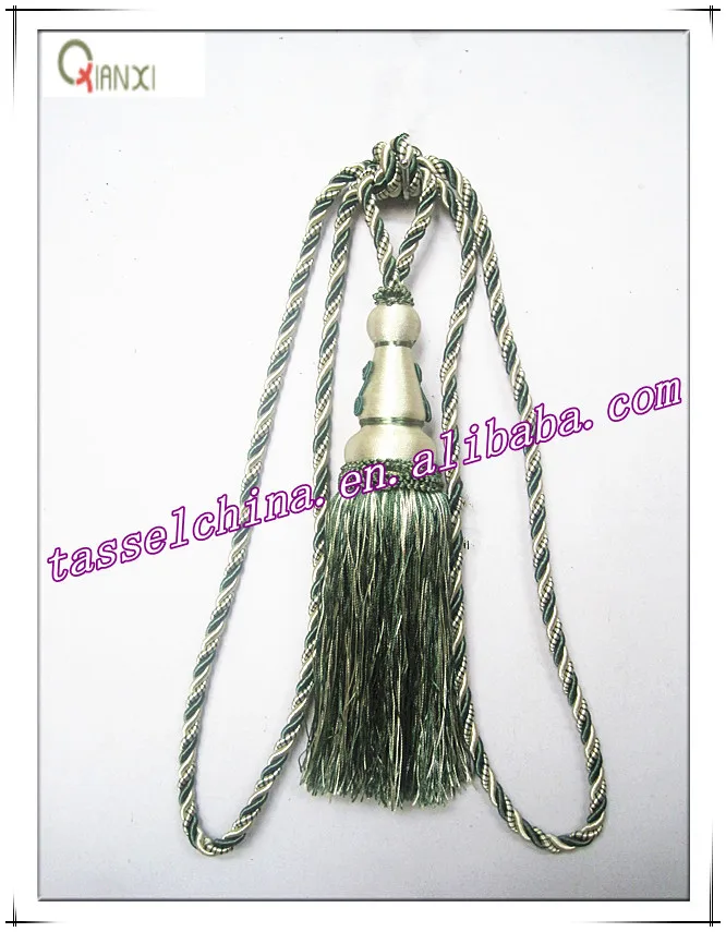 brush tassel tieback for curtain, cheap tassels made in china