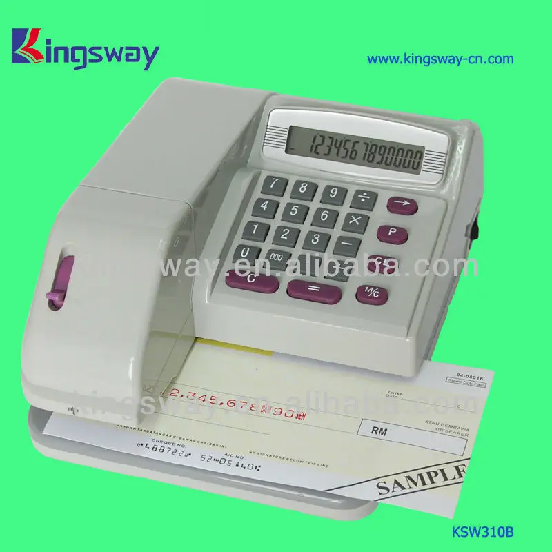 
CHECK WRITER KSW310 
