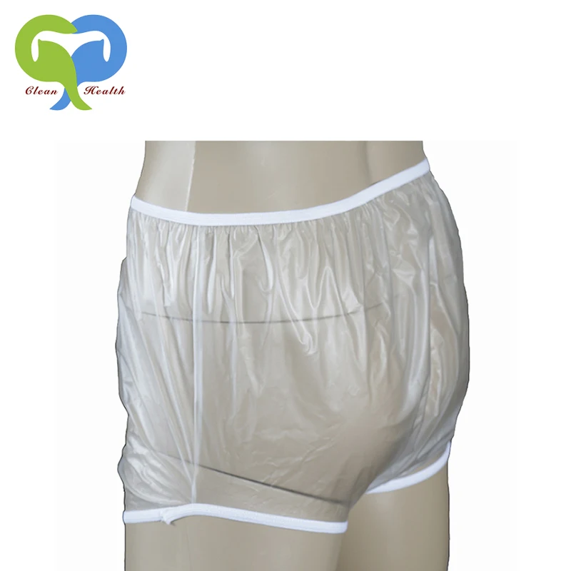 
Clear vinyl pvc plastic panties briefs peva pants protective pvc underwear for men man Waterproof transparent plastic pants 