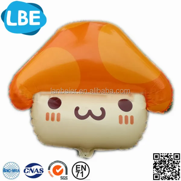 stick balloon with mushroom shaped balloons