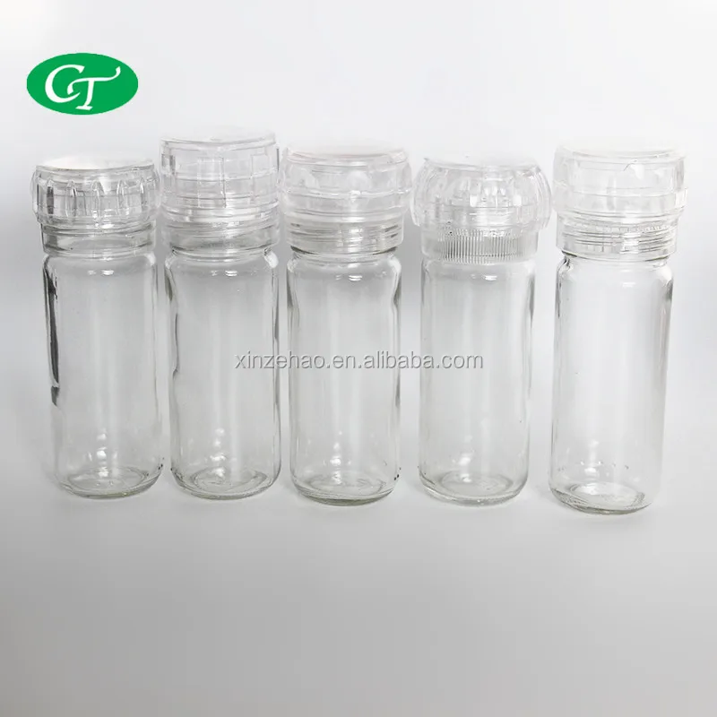 high quality salt and pepper plastic bottle with caps