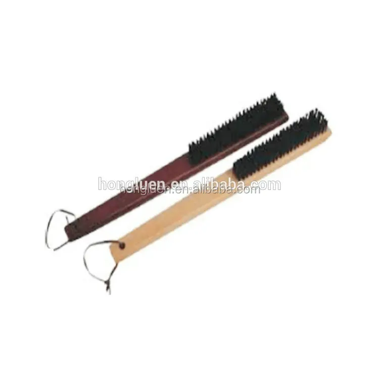 Wooden Handle Boar Bristle Hair Dust Out Mini Suit  Clothes Dust Brush for Hotel or Household
