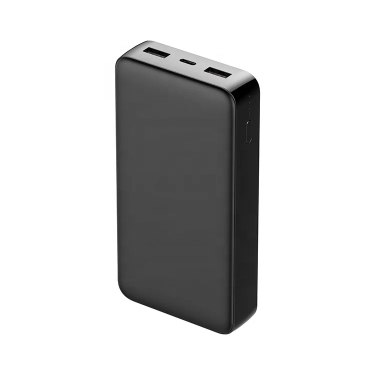 Портативное зарядное устройство 20000 мАч с двумя USB-портами, зарядное устройство для сотового телефона, батарея QC 3,0, 18 Вт, блок питания USB C для iPhone