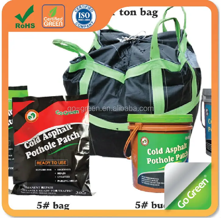 Go Green cold Mix Asphalt Supplier cold Asphalt in bag Cold Mix road repair
