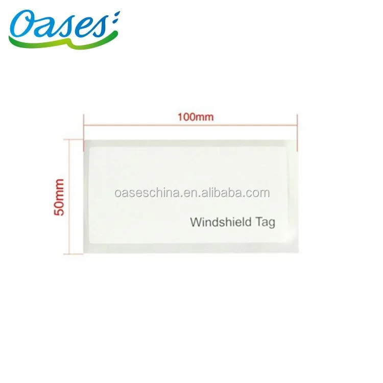 ISO18000 6C водонепроницаемый uhf rfid лобового стекла тегов