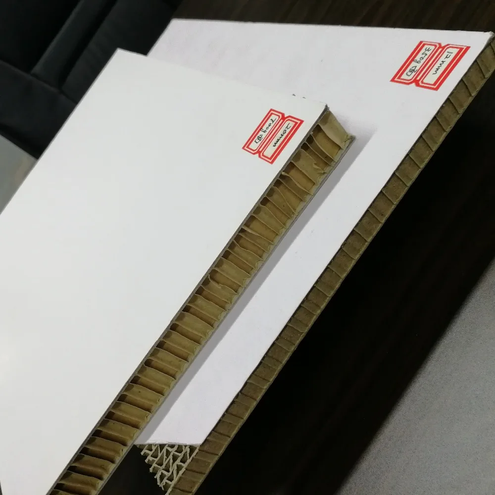 Hot sale manufacture price water resistant white paper honeycomb cardboard sandwich wall panels