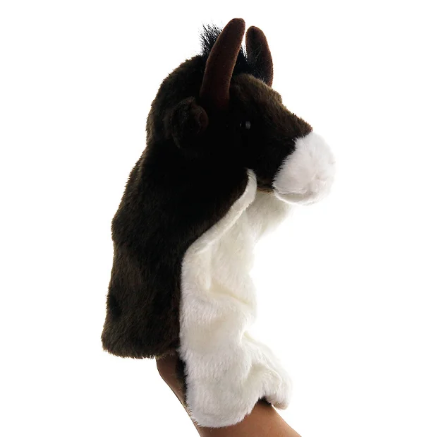 Plush hand Puppet Cow Hand Puppet 25cm Animal Toys Cute Soft Toys For Child