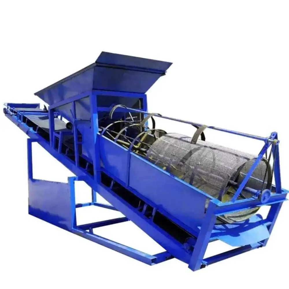 Competitive price Rotary drum trommel sieve for concrete mixing plant