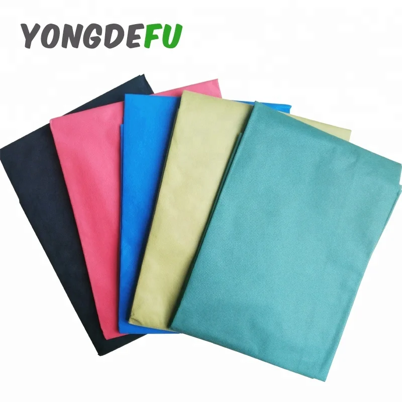 color as request PP spunbond non-woven fabric disposable table cloth non woven table runner