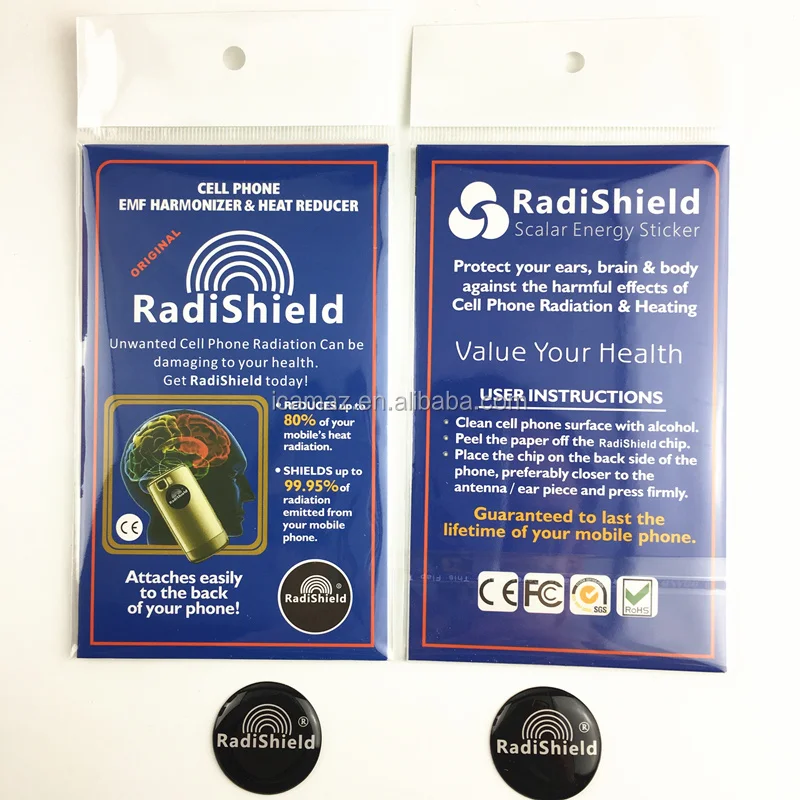 anti radiation sticker emf 2000cc Round RadiShield Anti Radiation Sticker with Factory Price anti radiation sticker protection