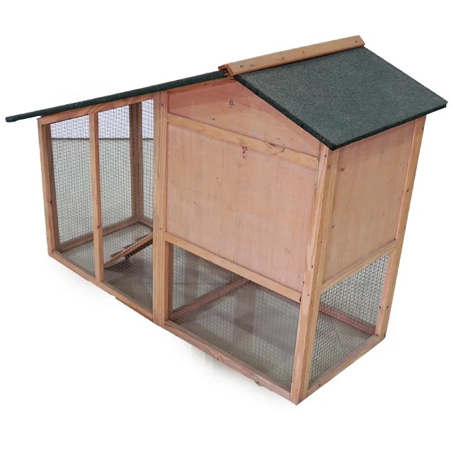 Cheap Wood Poultry Chicken Coop & Hen House Outdoor with  Run