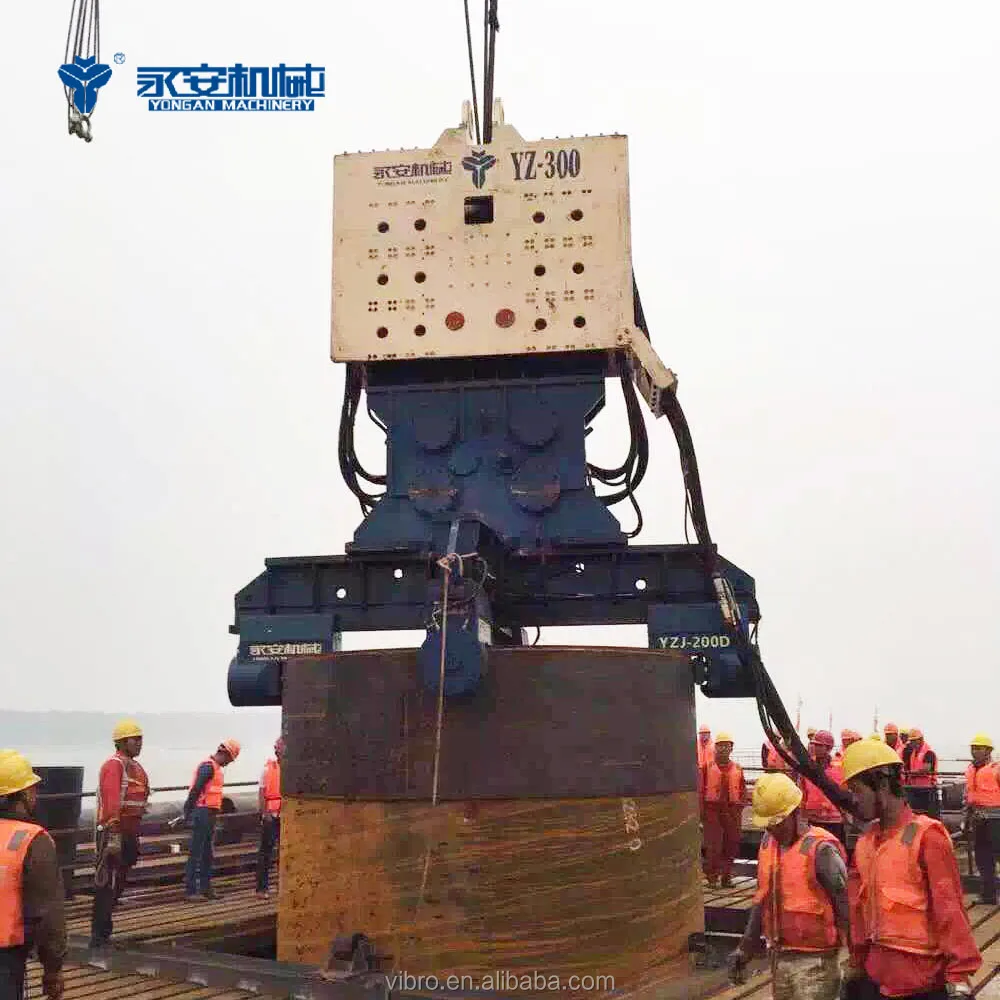 Hydraulic vibrating hammer YZ300 for foundation construction pile driver