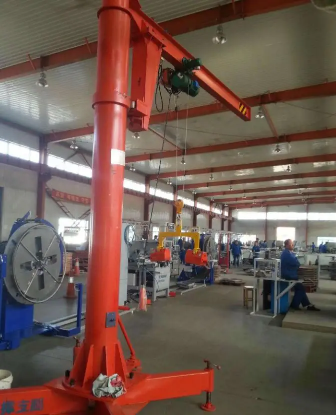 2 Ton Moveable Jib Crane 12 Months with Pillar Price CE/ISO9001 360degree Yuantai CN;HEN 1-2t Loading Capacity 5m BZ