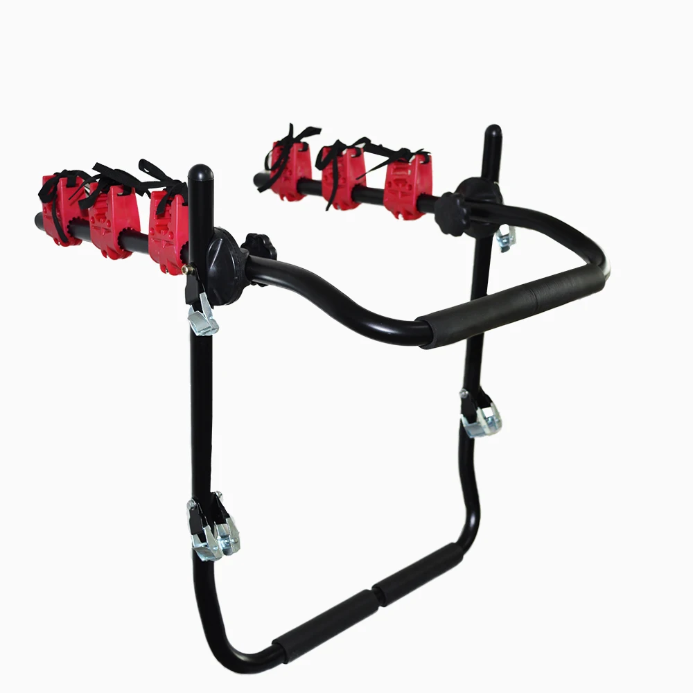 
HS-QC-02 Universal Rear Mounted 3 Bicycle Car Bike Carrier Rack 
