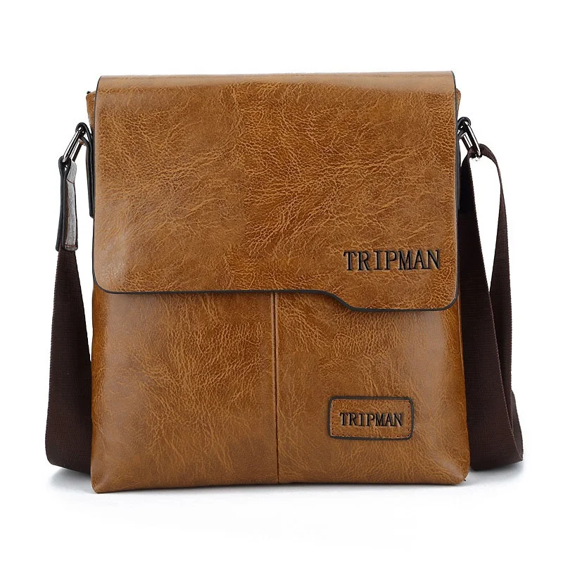 
Wholesale Custom Men Messenger Bags Genuine Leather Crossbody Bags Shoulder Briefcase For male 
