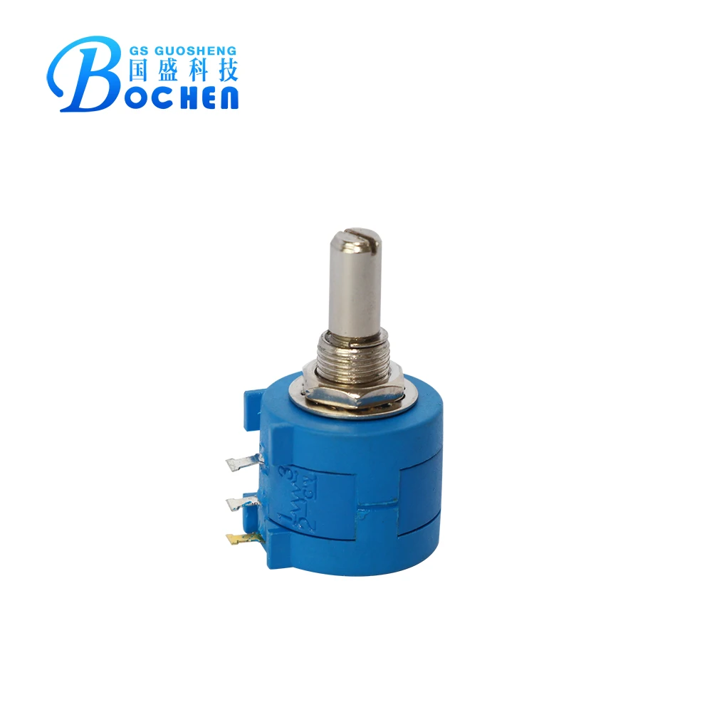 Manufacturer 3590 534 3540 5k 10k 20k 50k100K WXD 3590 10 turns waterproof wirewound potentiometer
