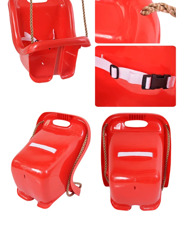 wholesale Popular Safety Classical Style Outdoor Playground Accessories High Back Toddler Swing Chinese factory