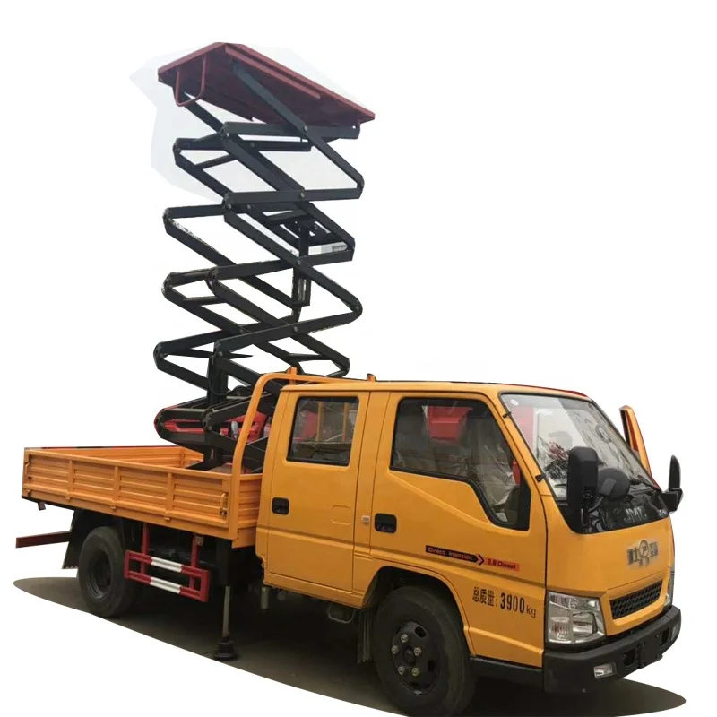 Manual diesel 10m scissor lift platform for sale