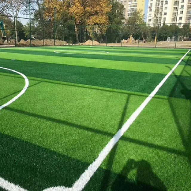 
high quality 55mm stadium sports flooring field non infill carpet mat mini turf synthetic football artificial grass 