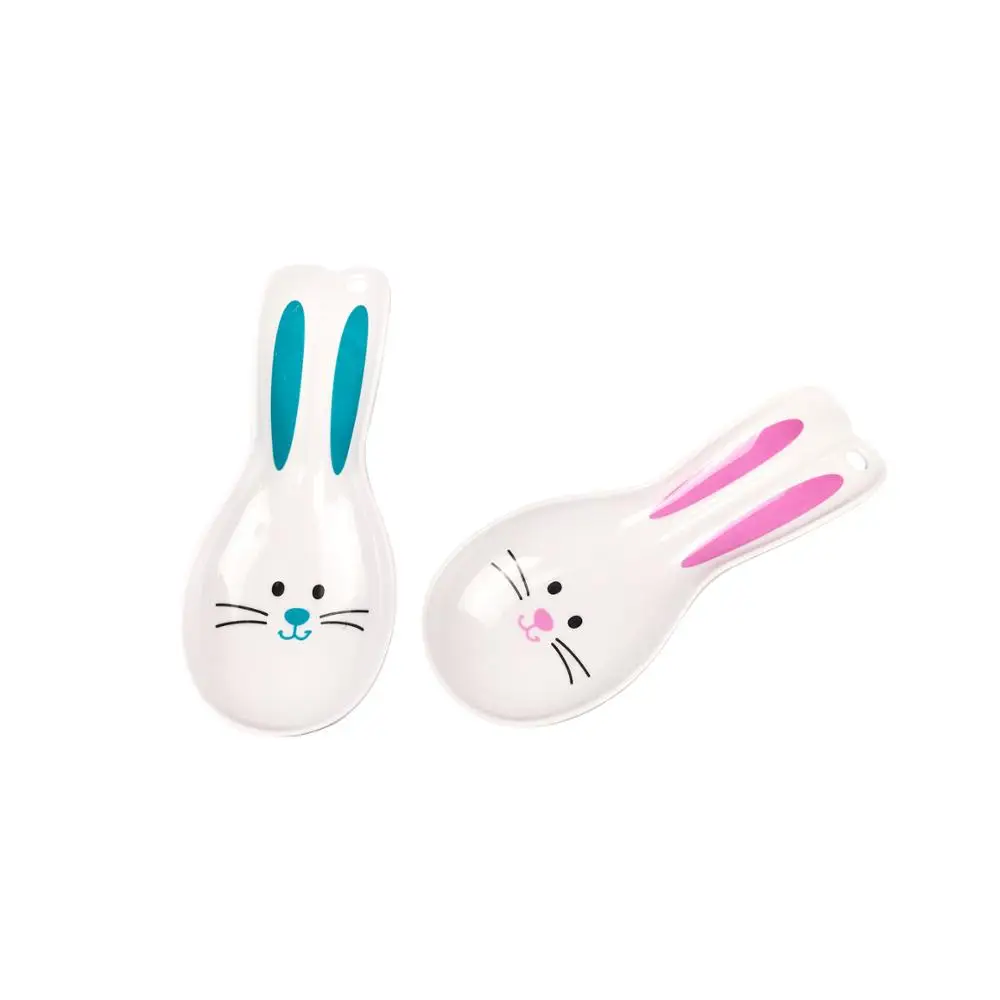 Подставка для ложки из меламина в виде кролика посуда кухни рекламный подарок пластиковая