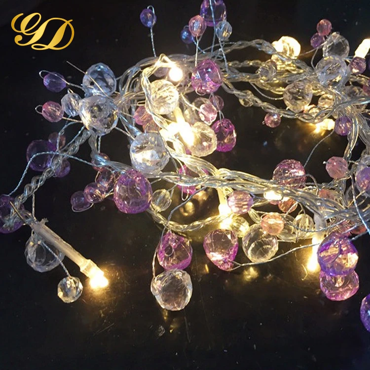 
Home/Wedding/Party Decoration CE RoHS Battery Operated 20 LEDS Beads Led String Light 