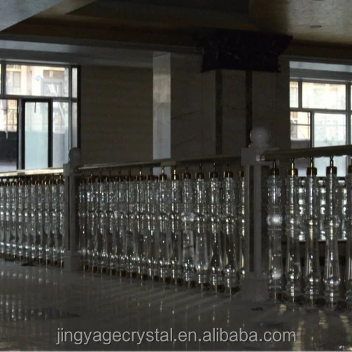 
crystal staircase railing 