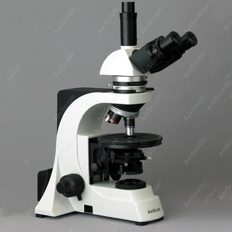
AmScope Supplies Infinity Polarizing Trinocular Microscope 40X-600X 