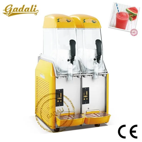 Hot sale 2*12L slush machine for sale, cheap slush machine, commercial slush machine