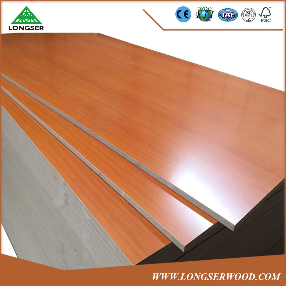 
Competitive Price Dark Brown Melamine Board For Kitchen Cabinet 