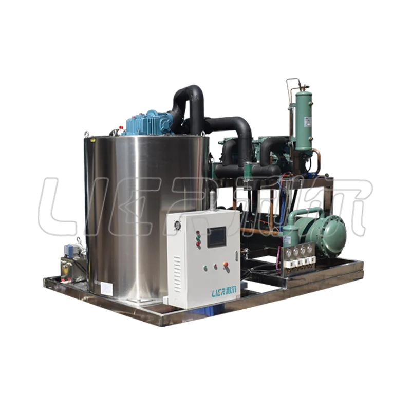 
LIER seafood equipment flake ice maker machine for fish 15 tons 