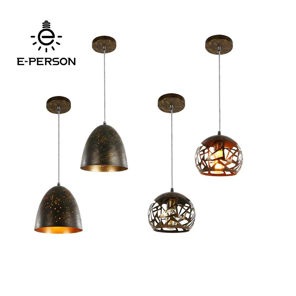 
New Style Bronze color Iron Pendant Lamp Hollow-out Metal Pendant Lamp <span style=