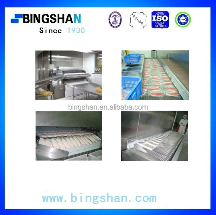 2250 кг новые технологии, высокая эффективность туннель быстро морозильник IQF техники