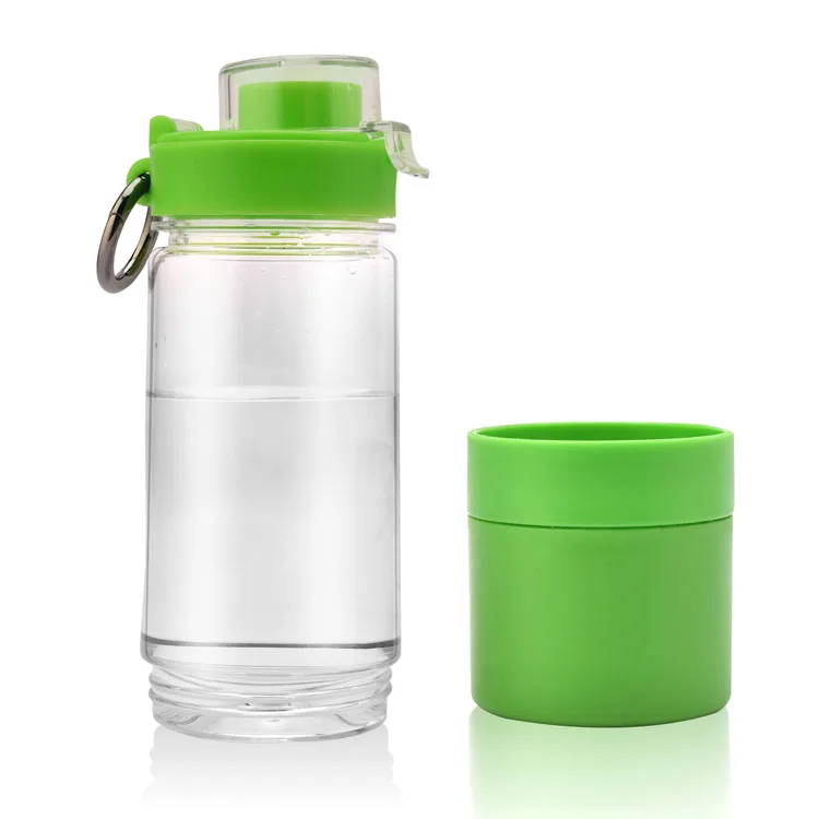 Wholesale hot selling pink lady shaker bottle 14oz portable plastic protein shaker