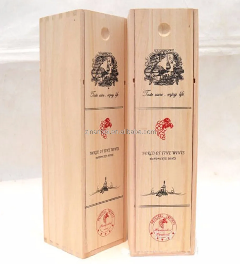 Silk engraved logo wooden wine gift box,wine carrying display case