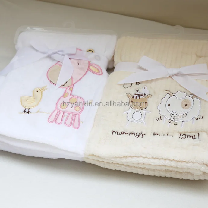 Super soft 100% polyester microfiber fleece baby blanket coral fleece kids blanket baby minky blanket
