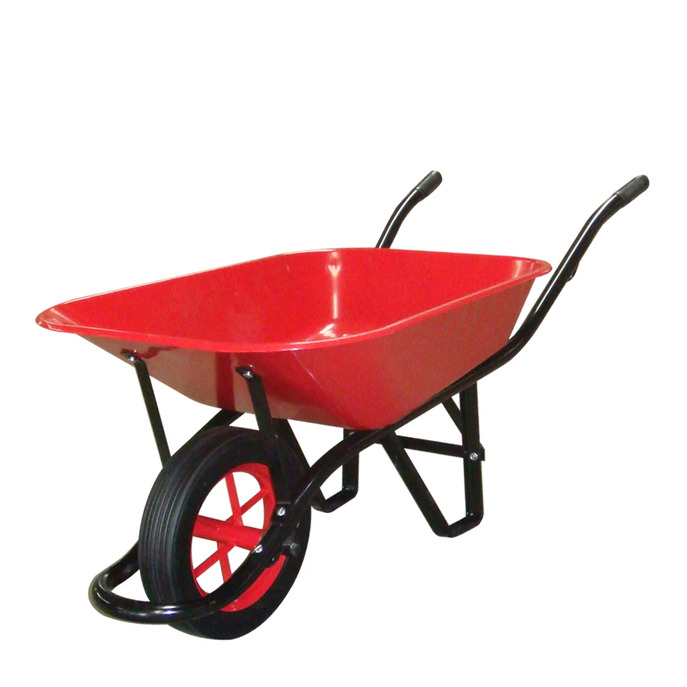 China professional wheelbarrow factory 5CBF sand capacity wheelbarrow