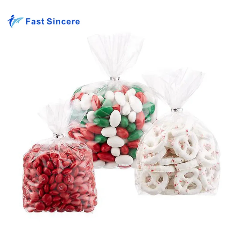 Индивидуальная пластиковая прозрачная упаковка для пищевых продуктов целлофановый пакет