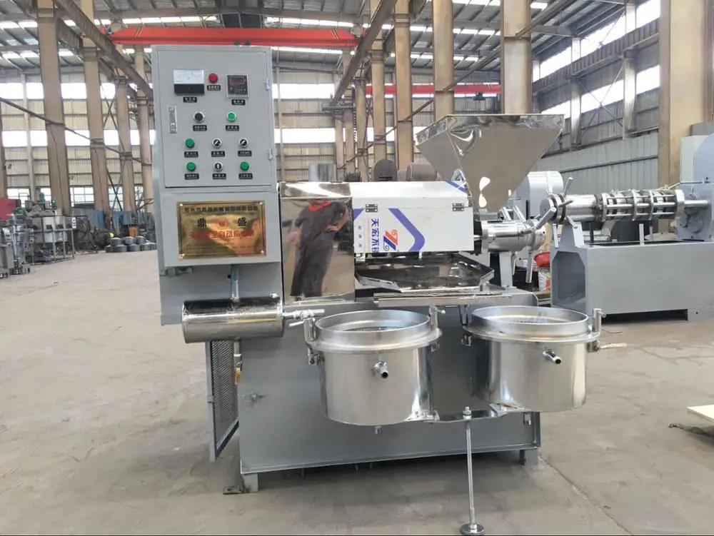 Automatic peanut groundnut walnut castor seeds sesame  moringa olive copra oil press extruder extractor mill expeller machine