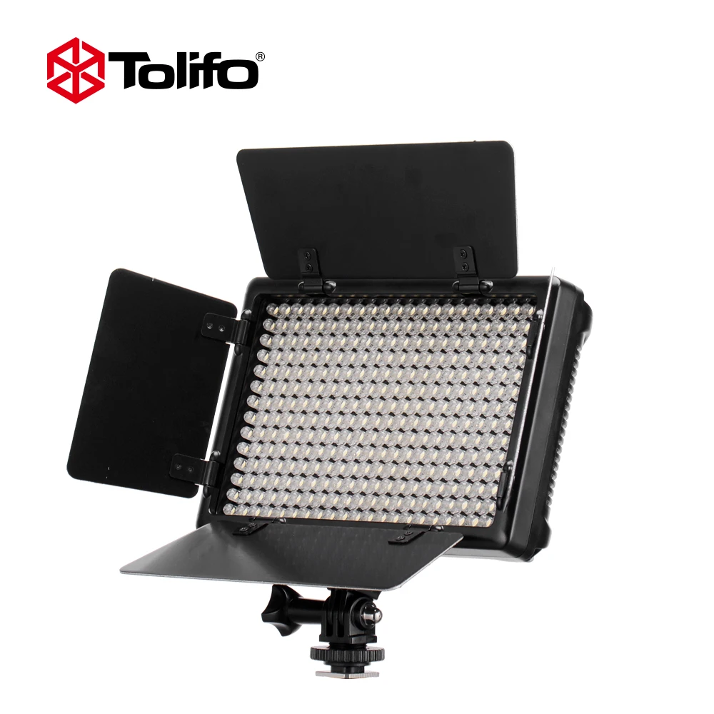 Tolifo 308PCS LED Bi Color Camcorder Camera Battery Video Light