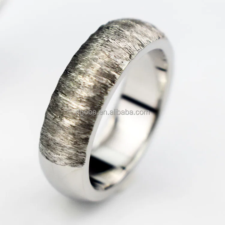 OBE  top quality factory  wholesale black cool stainless Steel ring for men